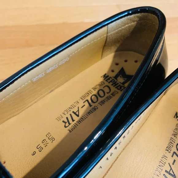Mephisto 'Cool Air' Loafers Women's Shoes Patent Leather Slip On Moc Size 9 - Picture 8 of 14